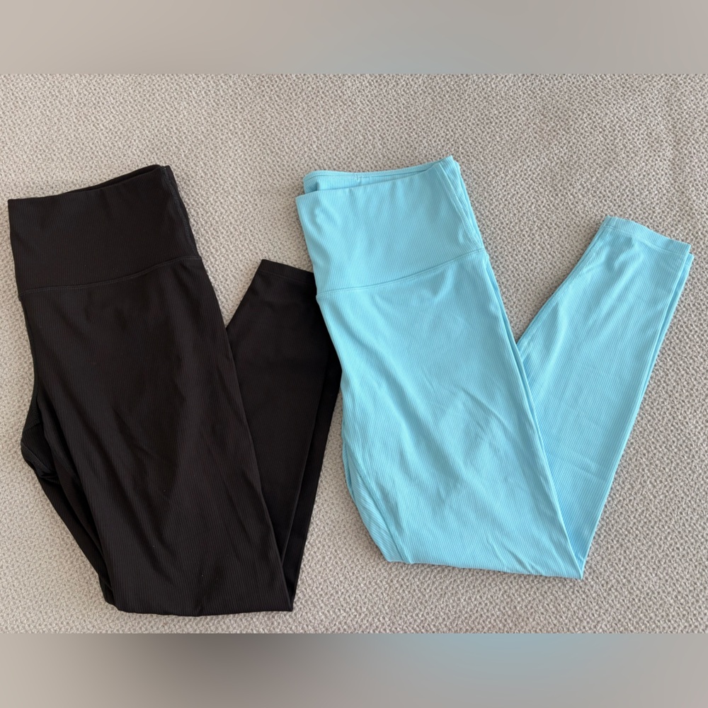 All in Motion Set of 2 Ultra High Rise Rib Leggings